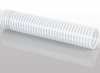 PVC nasávacia-tlaková hadica priesvitná