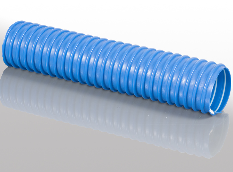 DTE PVC modrá špirálová hadica