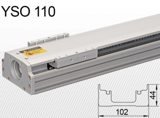 Typ YSO 110 - max. zaťaženie 18-50kg**<br />zdvih: 100-1050mm