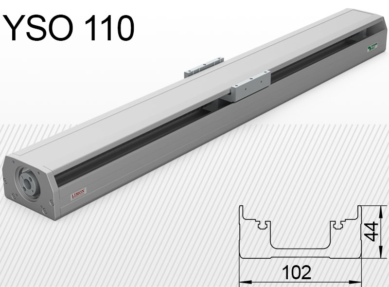 Typ YSO 110<br />max zaťaženie 18-50kg**<br />Zdvih: 100-1050mm