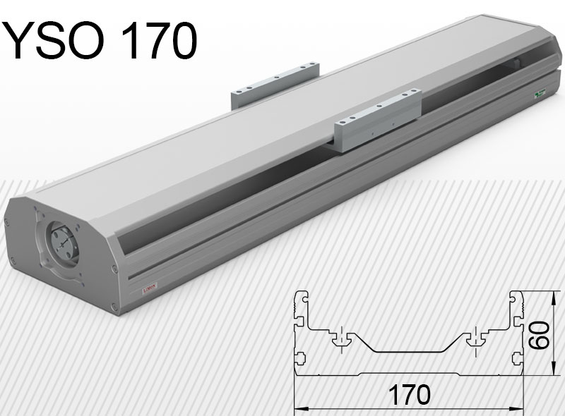 Typ YSO 170<br />max zaťaženie 60-120kg**<br />Zdvih: 100-1250mm