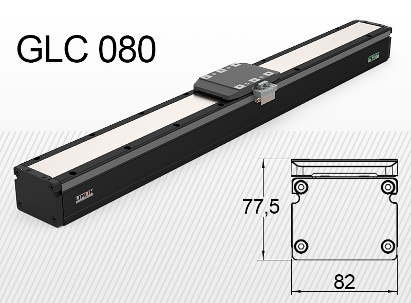 GLC 080<br />max zaťaženie 20kg*<br />Zdvih: 50-1650mm