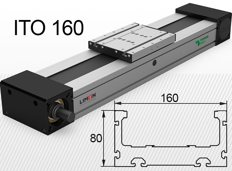 ITO 160 štandardný typ<br />max zaťaženie 160kg*<br />Zdvih: 100-4000mm