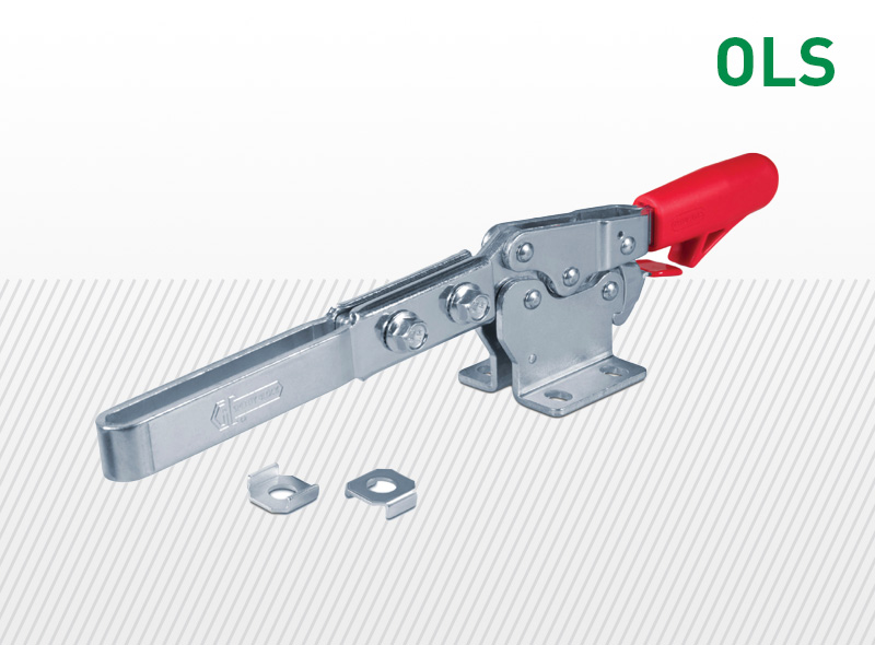Typ OLS horizontálne upínače s páčkou proti uvoľneniu a predĺženou svorkou